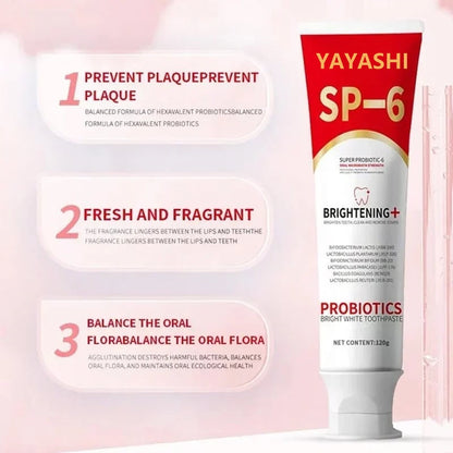 YAYASHI™ SP-6 Probiotic Whitening Toothpaste