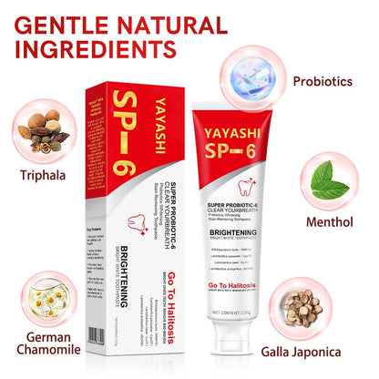 YAYASHI™ SP-6 Probiotic Whitening Toothpaste