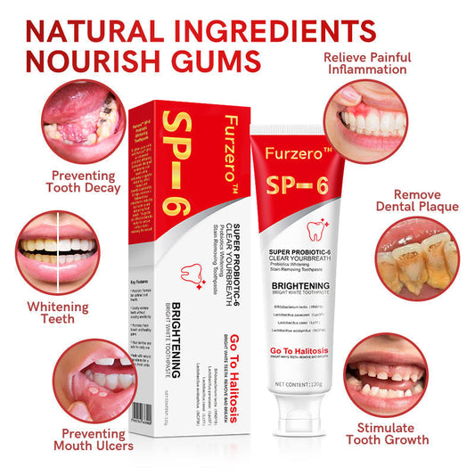 🔥Dentist's recommend🔥SP-6 Probiotic Whitening Toothpaste