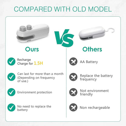 Portable Mini Sealing Machine 🛠️✨Snack sealer